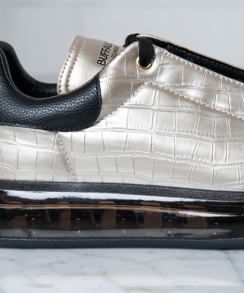 Buffalo Bobs（バッファローボブズ）の「DAD STAR-AIR(ダッド スター)ローカット スニーカー（スニーカー・メンズ・ゴールド/ホワイト/ブラック/シルバー・39/41/43）」の13枚目の写真