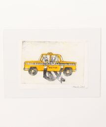 salle de bal（サルデバル）の「【 西脇 光重 / NISHIWAKI MITSUSHIGE 】 アート 絵 版画 TAXI 楽器 インテリア エッチング NPP NISHIWAKI G（ポスター/アート・キッズ）」