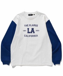 XLARGE | TWO TONE L/S TEE(Tシャツ/カットソー)