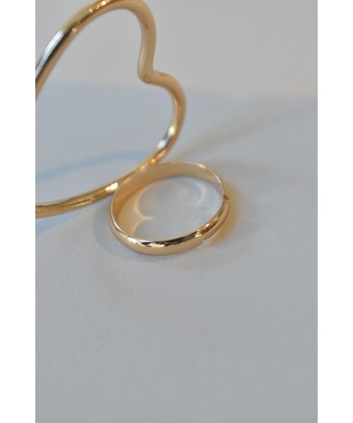 THEATRE PRODUCTS（シアタープロダクツ）の「メタルハートフレームリング（リング・レディース・シルバー/ゴールド・FREE）」の6枚目の写真
