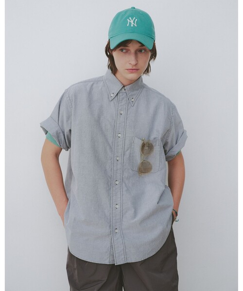 23ss BEAMS BOY / コットンタイプライタービッグボタンダウンシャツ 23ss BEAMS BOY / ビームスボーイ コットンタイプライタービッグ