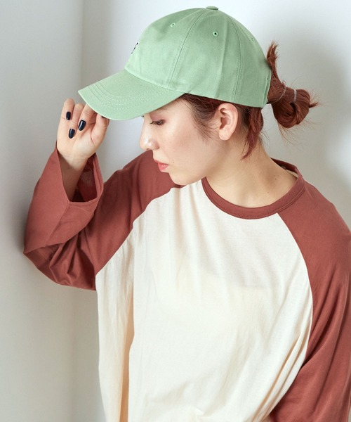 FKロゴ ベージュキャップ Fサイズ forksy.】「F」ロゴキャップ forksy.│MONO-MART [モノマート