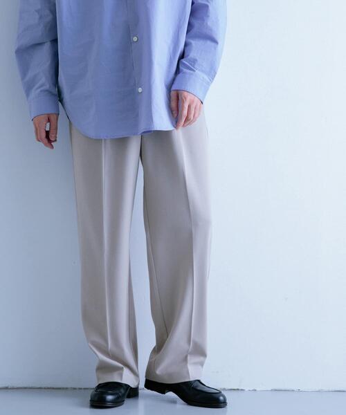 ITEMS URBANRESEARCH（アイテムズ アーバンリサーチ）の「TRワイドスラックス（その他パンツ・メンズ・ブルー/ライトグレー/ブラック/ベージュ・MEDIUM/LARGE）」の3枚目の写真
