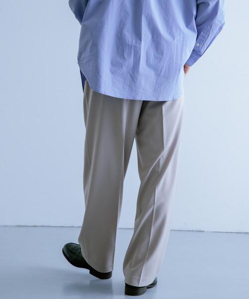 ITEMS URBANRESEARCH（アイテムズ アーバンリサーチ）の「TRワイドスラックス（その他パンツ・メンズ・ブルー/ライトグレー/ブラック/ベージュ・MEDIUM/LARGE）」の8枚目の写真