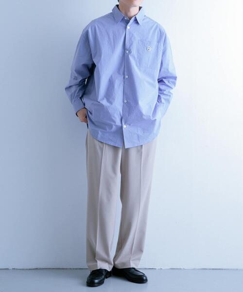 ITEMS URBANRESEARCH（アイテムズ アーバンリサーチ）の「TRワイドスラックス（その他パンツ・メンズ・ブルー/ライトグレー/ブラック/ベージュ・MEDIUM/LARGE）」の9枚目の写真