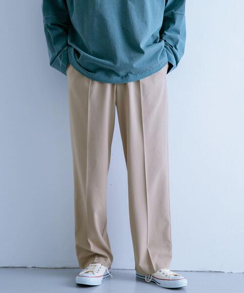 ITEMS URBANRESEARCH（アイテムズ アーバンリサーチ）の「TRワイドスラックス（その他パンツ・メンズ・ブルー/ライトグレー/ブラック/ベージュ・MEDIUM/LARGE）」の14枚目の写真