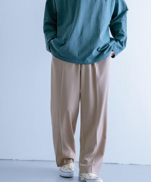 ITEMS URBANRESEARCH（アイテムズ アーバンリサーチ）の「TRワイドスラックス（その他パンツ・メンズ・ブルー/ライトグレー/ブラック/ベージュ・MEDIUM/LARGE）」の15枚目の写真