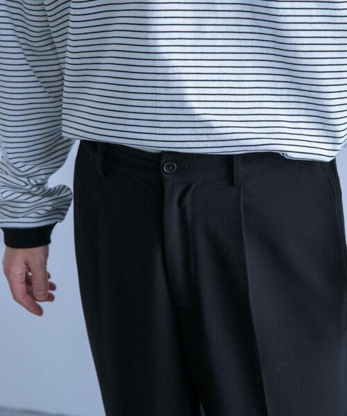 ITEMS URBANRESEARCH（アイテムズ アーバンリサーチ）の「TRワイドスラックス（その他パンツ・メンズ・ブルー/ライトグレー/ブラック/ベージュ・MEDIUM/LARGE）」の20枚目の写真