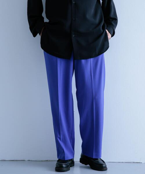 ITEMS URBANRESEARCH（アイテムズ アーバンリサーチ）の「TRワイドスラックス（その他パンツ・メンズ・ブルー/ライトグレー/ブラック/ベージュ・MEDIUM/LARGE）」の17枚目の写真