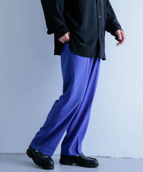 ITEMS URBANRESEARCH（アイテムズ アーバンリサーチ）の「TRワイドスラックス（その他パンツ・メンズ・ブルー/ライトグレー/ブラック/ベージュ・MEDIUM/LARGE）」の18枚目の写真