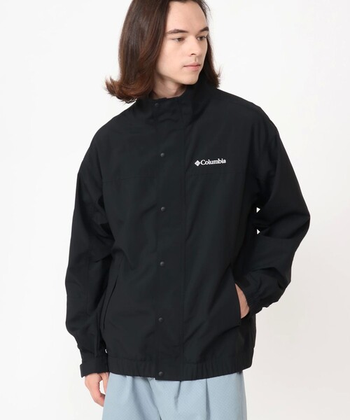 コロンビア Columbia ジャケット ブルゾン シルエット ブラック XXL 中古・古着通販】Columbia (コロンビア) ブルゾン ブラック