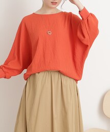 DRESKIP | 【くしゅっと感がたまらない】シボシボドルマンブラウス(シャツ/ブラウス)