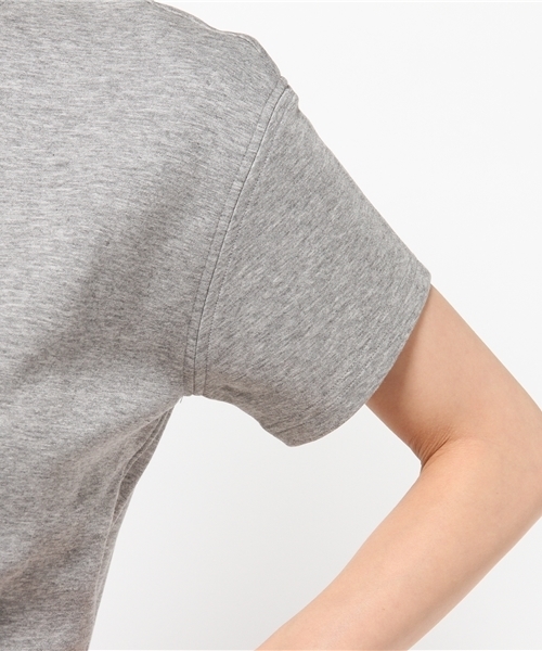 SHIPS for women（シップスフォーウィメン）の「★★ダンボールハイネック プルオーバー ショートスリーブ（Tシャツ/カットソー・レディース・ライトグレー/ライトブルー/オフホワイト・38/36）」の4枚目の写真