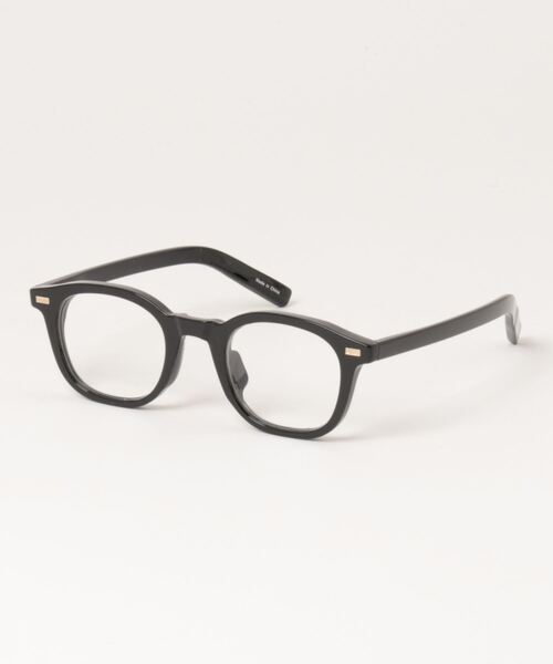 LINFA　（リンファ）の「【LINFA】シンプル太縁メガネ（メガネ・レディース・ベージュ/クリア/ブラック・FREE）」の2枚目の写真