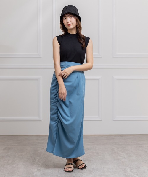 clear（クリア）の「プリーツリンクルバケットハット（ハット・レディース・ブラック/アイボリー・F）」の7枚目の写真