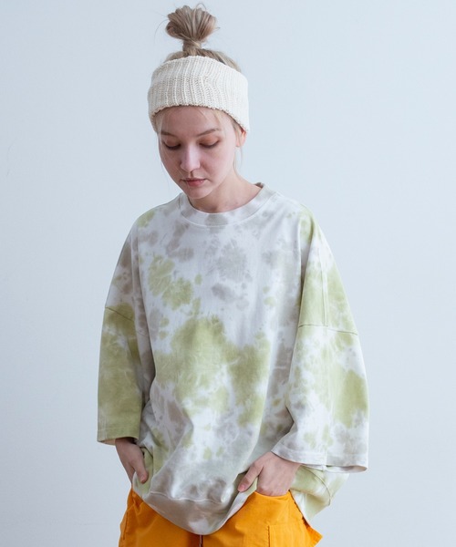 Universal Style Wear（ユニバーサルスタイルウェア）の「Universal Style Wear ビッグ ドルマン Tee（Tシャツ/カットソー・メンズ・グレー/グリーン系その他/スミクロ/ブルー系その他・MEDIUM/LARGE/X-LARGE）」の4枚目の写真