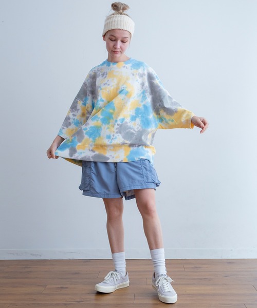 Universal Style Wear（ユニバーサルスタイルウェア）の「Universal Style Wear ビッグ ドルマン Tee（Tシャツ/カットソー・メンズ・グレー/グリーン系その他/スミクロ/ブルー系その他・MEDIUM/LARGE/X-LARGE）」の5枚目の写真