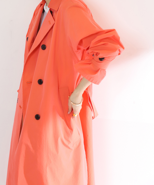 ヴェルメイユパーイエナ カラーシャンブレーライトトレンチ 23SS 定価6