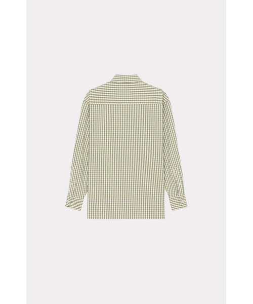 KENZO フラワーチェックギンガムシャツ OVERSIZE 34
