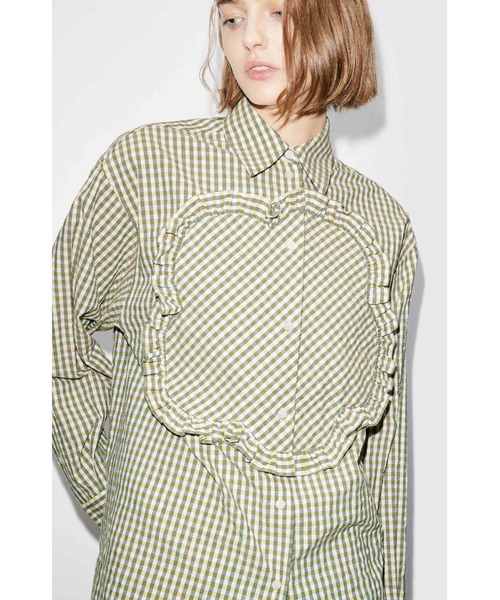 KENZO フラワーチェックギンガムシャツ OVERSIZE 34 - メルカリ