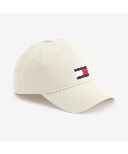 TOMMY HILFIGER(トミーヒルフィガー)の「BOYS ビッグフラッグソフトキャップ(キャップ・キッズ・イエロー/ベージュ・S-M/L-XL)」の1枚目の写真