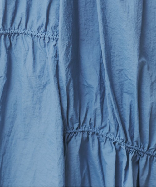 ANGIE（アンジー）の「ドロストフレアスカート（スカート・レディース・ブルー/ナチュラル/ブラック・FREE）」の9枚目の写真