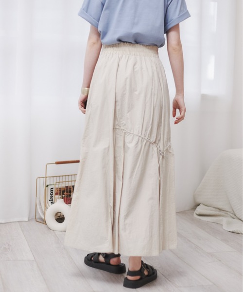 ANGIE（アンジー）の「ドロストフレアスカート（スカート・レディース・ブルー/ナチュラル/ブラック・FREE）」の22枚目の写真