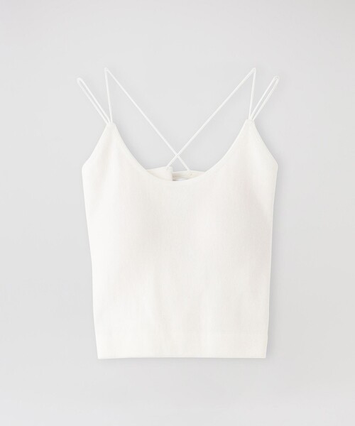 LOVELESS（ラブレス）の「カップ付きキャミソール（キャミソール・レディース・ブラック/ホワイト系その他/ブラウン・36）」の2枚目の写真