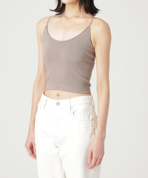 LOVELESS（ラブレス）の「カップ付きキャミソール（キャミソール・レディース・ブラック/ホワイト系その他/ブラウン・36）」の5枚目の写真