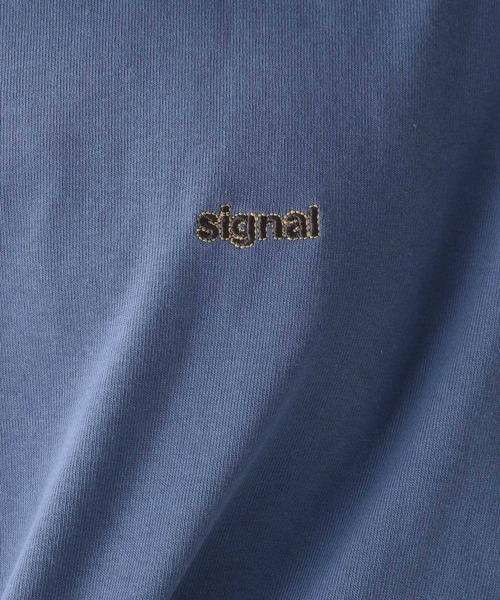 SIGNAL SPORTS(シグナルスポーツ)の「【SIGNAL SPORTS】ワンポイント刺繍/襟切り替えポロシャツ(ポロシャツ・メンズ・ホワイト/ブルー・MEDIUM/LARGE)」の21枚目の写真