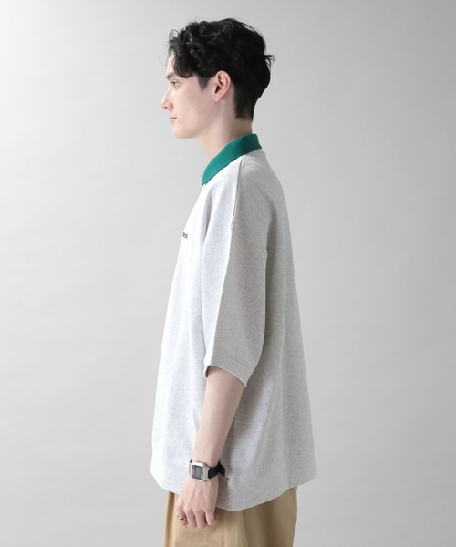 セール】【SIGNAL SPORTS】ワンポイント刺繍/襟切り替えポロシャツ