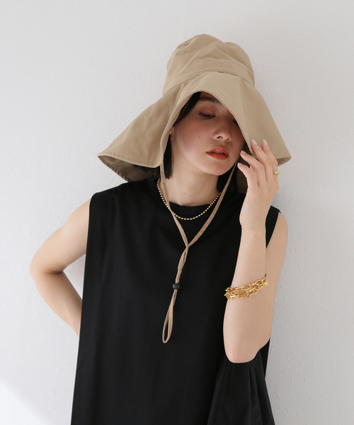 SLOBE IENA（スローブイエナ）の「【Hollingworth Country outfitters】 Sunbeam ハット（ハット・レディース・キャメル・FREE）」の2枚目の写真