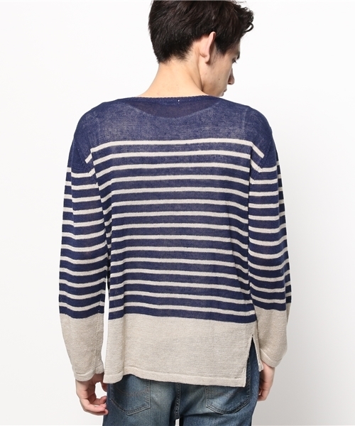 OUTLET（アウトレット）の「【Ciaopanic】LINENKNIT（ニット/セーター・メンズ・ネイビー・5）」の7枚目の写真