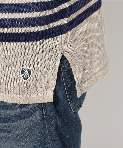 OUTLET（アウトレット）の「【Ciaopanic】LINENKNIT（ニット/セーター・メンズ・ネイビー・5）」の2枚目の写真