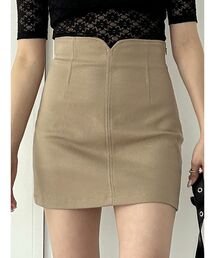 EMODA | カーブウエストミニスカート(スカート)