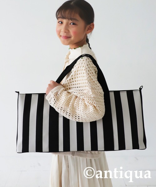 【新品未使用タグ付き】ファミリア　ピアニカバッグ antiqua 鍵盤ハーモニカケース ピアニカ バッグ 肩ひも付き