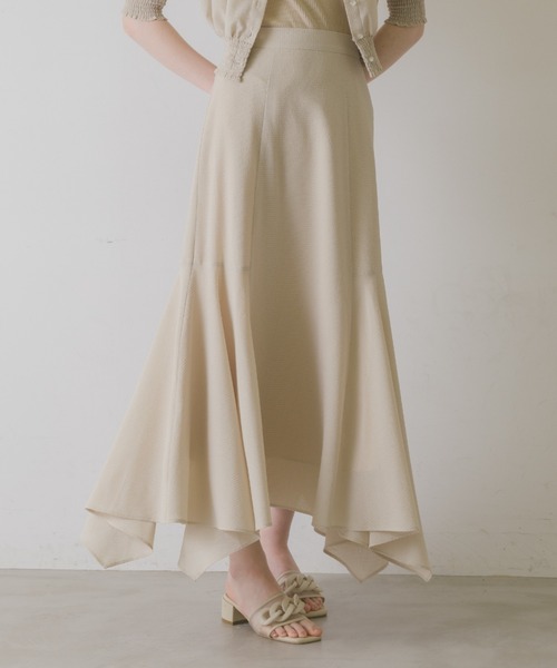 idem（イデム）の「sheer check random flare skirt/シアーチェックスカート（スカート・レディース・ベージュ/ブラウン/ブルー・FREE/SMALL）」の21枚目の写真