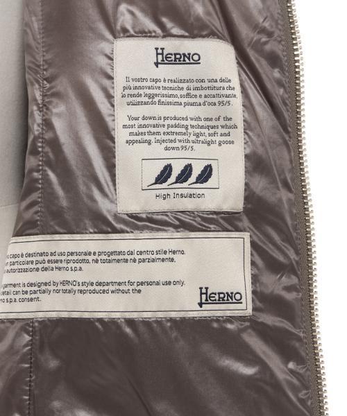 HERNO（ヘルノ）の「【予約】HERNO / フード ファー付き ダウン コート（その他アウター・レディース・チャコールグレー/カーキ・38/40）」の14枚目の写真