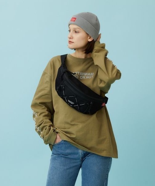 Manhattan Portage(マンハッタンポーテージ)の「Manhattan Portage/マンハッタンポーテージ ヒップバック ALLEYCAT WAIST BAG DRIP MP1101LPBC(ボディバッグ/ウエストポーチ・メンズ・ブラック・FREE)」の1枚目の写真