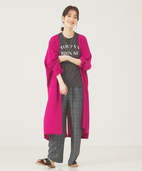 abahouse mavie（アバハウスマヴィ）の「コンパクトロゴＴシャツ（Tシャツ/カットソー・レディース・ホワイト系その他/チャコールグレー/グレー/ホワイト系その他2・フリー）」の9枚目の写真