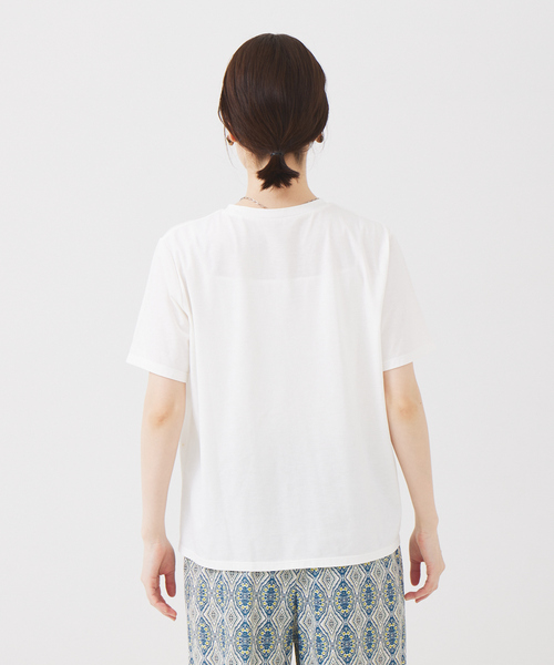 abahouse mavie（アバハウスマヴィ）の「コンパクトロゴＴシャツ（Tシャツ/カットソー・レディース・ホワイト系その他/チャコールグレー/グレー/ホワイト系その他2・フリー）」の22枚目の写真