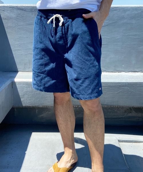 Quiksilver(クイックシルバー)の「QUIKSILVER/クイックシルバー ショートパンツ/ショーツ/短パン サーフ コーデュロイ QWS232010(その他パンツ・メンズ・ブルー/ベージュ・S/M)」の3枚目の写真