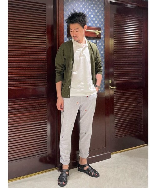 BROOKS BROTHERS(ブルックスブラザーズ)の「GF スーピマコットン ストレッチピケ パフォーマンス ポロシャツ Slim Fit(ポロシャツ・メンズ・レッド/チャコール/ダークグリーン/ホワイト・LARGE/MEDIUM/SMALL/X-LARGE/X-SMALL/XX-LARGE)」の12枚目の写真