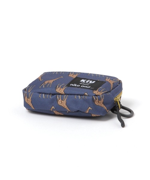 KiU（キウ）の「【KiU(キウ)】コラボアニマルポーチM（ポーチ・レディース・ベージュ/カーキ/ネイビー・0）」の6枚目の写真