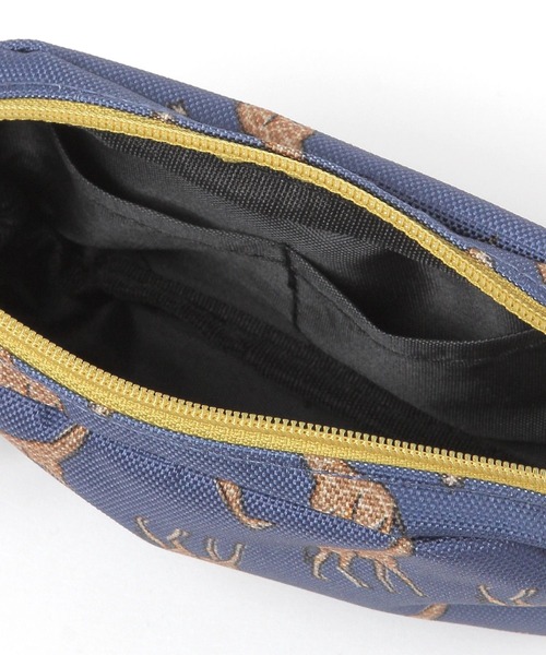 KiU（キウ）の「【KiU(キウ)】コラボアニマルポーチM（ポーチ・レディース・ベージュ/カーキ/ネイビー・0）」の12枚目の写真