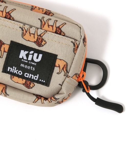 KiU（キウ）の「【KiU(キウ)】コラボアニマルポーチM（ポーチ・レディース・ベージュ/カーキ/ネイビー・0）」の14枚目の写真