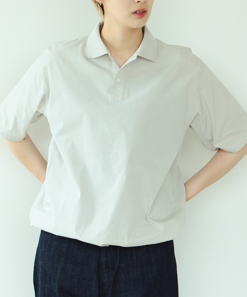 BEAMS（ビームス）の「BEAMS / フェイク イン ポロシャツ（ポロシャツ・メンズ・ライトグレー/ネイビー・M/L/XL/S）」の16枚目の写真