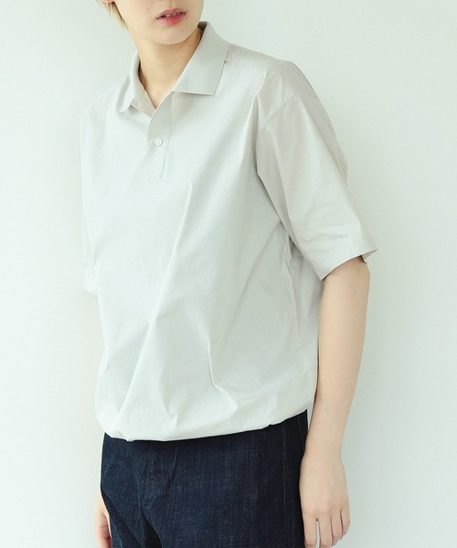 BEAMS（ビームス）の「BEAMS / フェイク イン ポロシャツ（ポロシャツ・メンズ・ライトグレー/ネイビー・M/L/XL/S）」の17枚目の写真