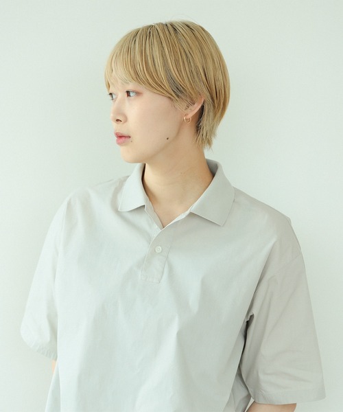 BEAMS（ビームス）の「BEAMS / フェイク イン ポロシャツ（ポロシャツ・メンズ・ライトグレー/ネイビー・M/L/XL/S）」の14枚目の写真