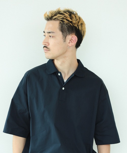 BEAMS（ビームス）の「BEAMS / フェイク イン ポロシャツ（ポロシャツ・メンズ・ライトグレー/ネイビー・M/L/XL/S）」の20枚目の写真